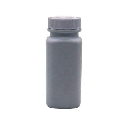 China 120cc HDPE Square Drug Grade Plastic Pill Capsule Tablet Refillable Bottle for Medicine for sale