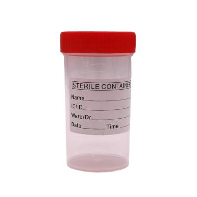 China 50ml/60ml PP Plastic Stool Collection Cup for Sample Bottle in Laboratory Supplies for sale