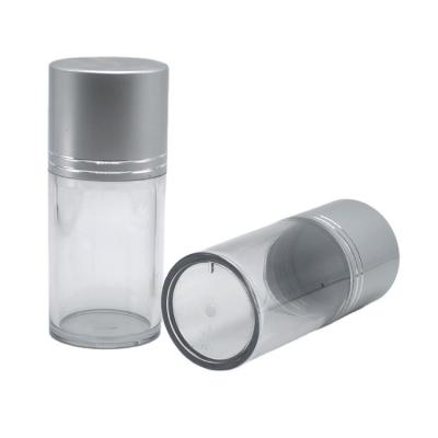 Chine Bouteille transparente en plastique de 80 ml en PET en forme de cylindre à large bouche avec couvercle en aluminium facile à utiliser à vendre