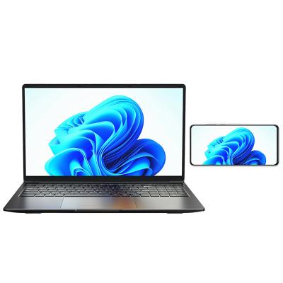 Chine 2021 Latest Laptops PC Manufacturers Dere Notebook 15.6 Inch FHD 8GB RAM 512GB ROM Portable silver Computer à vendre