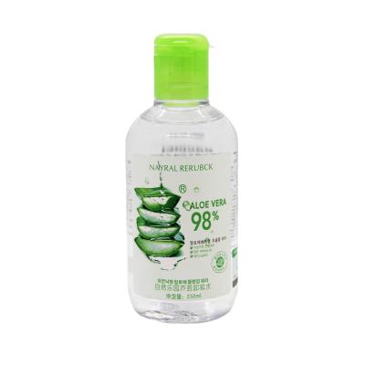 China 98% Natural Aloe Vera Cleanser Non-Irritating Non-Tightening Makeup Remover Mild Easily Cleaning 250ml for sale