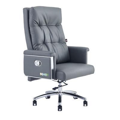 China Adjustable Height Boss Leather Swivel Recliner Office Chair Executive Office Stretch Adjustable Chair for sale