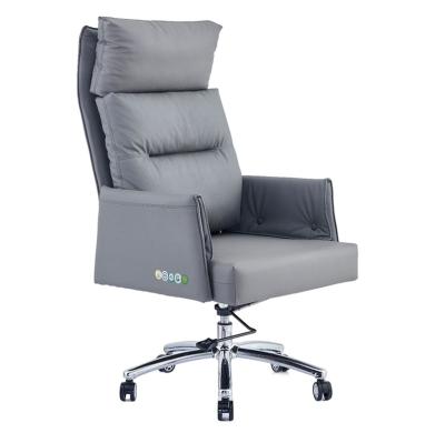 China High Quality Modern Furniture Extendable Leather Ergonomic Modern Swivel Chair Office Manager Executive Chairs for sale