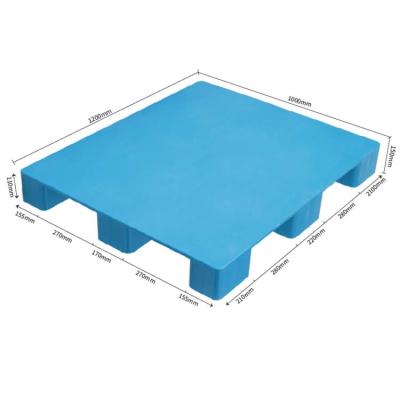 China Heavy Duty Double Sided Euro Hdpe Reversible Double Sided Pallet Large Plastic Pallets for sale