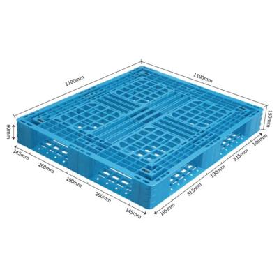 China 1200*1000*150mm 4-way Plastic Euro Heavy Duty Plastic Pallet Load Capacity for sale