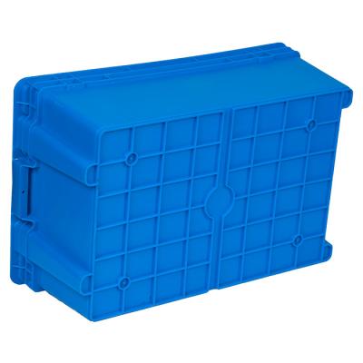 China 300pc Supermarket Use Stackable Logistic Custom Plastic Transport Egg Crate for sale