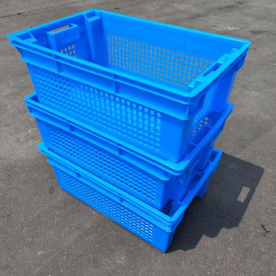 China Mesh Box Style Wholesale Logistics Heavy Duty Vegetable Mesh Plastic Crate for sale