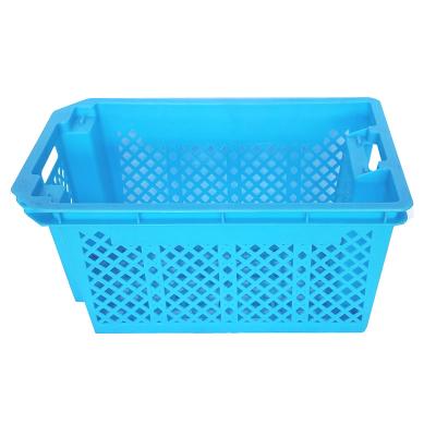 China Hot Selling Cheap Custom Staked Crate Wholesale Plastic Foldable Storage Crates for sale