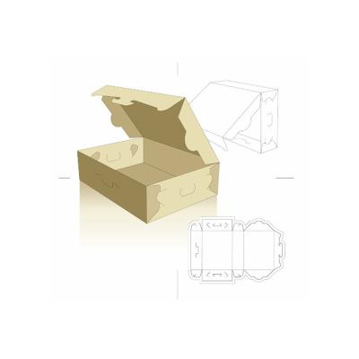 China Gift & Craft hot sale corrugated shipping carton corrugated paper box factory supply pizza box for sale