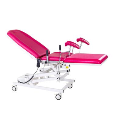 China Metal Examination Chair With Stirrup Gynecology Portable Delivery Medical For Gynecologist Gynecological Operating Gyno Examination Table for sale