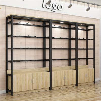 China Single Sided Hot Popular Multi Style Super Light Duty Case Supermarket Shelf Shop Rack Customized Shelf for sale