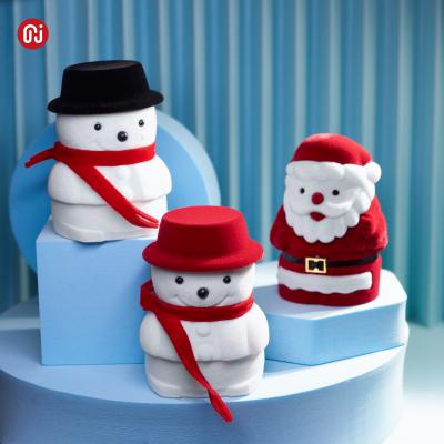 China Custom Fashional Style Christmas Santa Claus Snowman Ring Jewelry Gift Box GIGAJEWE 4 for sale