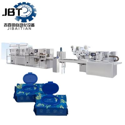 China High Efficiency Eco Friendly Wet Wipes Packing Machine With Non Woven Fabric Customization for sale