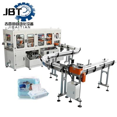 China Flushable High Speed Tissue Paper Production Line With N Fold Wet Tissue Production Line for sale