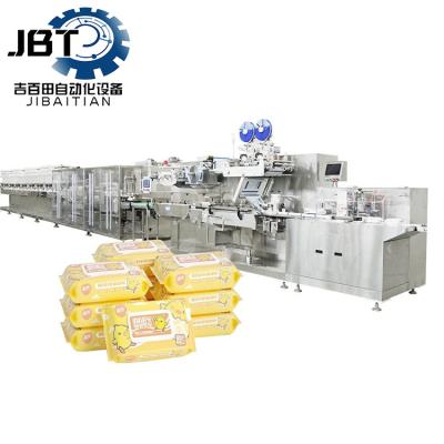 China High Speed Wet Wipes Manufacturing Machine 1000 Wipes per Minute Aanpasbare vouwmachine Te koop