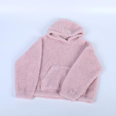 China Anti-wrinkle Factory Odm&Oem Sherpa 260GSM Girls Jackets&Outwear Winter Sweatshirt for sale