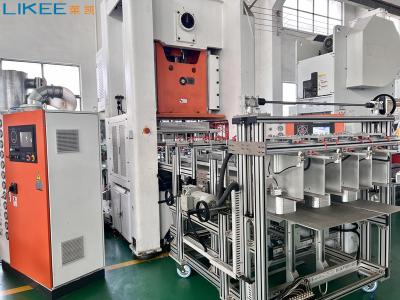 China 4 Cavities Mechanical Silver Foil Container Press Making Machine 80ton for sale