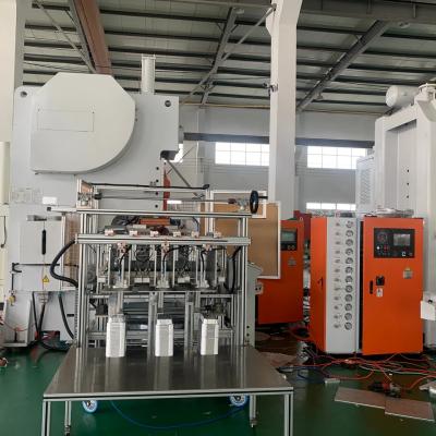 China PLC Control System Sale Automatic Aluminium Foil Lunch Box Making Machine for sale