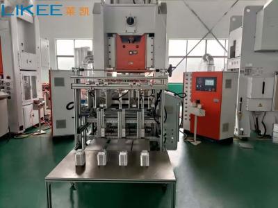 China 80Ton Silver Aluminium Foil Container Making Machine Equipped With Siemens Motor for sale