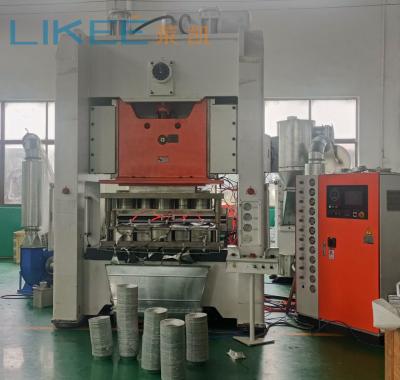 China Máquina automática de fabricação de bandejas de alumínio de alta velocidade LK-T130 com longa vida à venda