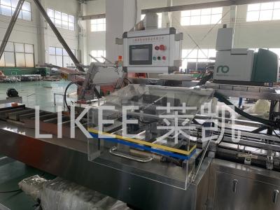 China Automatische PLC-Steuerung Folie Papier Verpackung und Versiegelung Maschine mit Hot Melt Klebstoff zu verkaufen