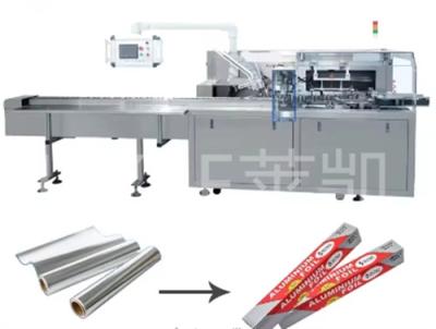 China 1500kg Automatic Cartoning Machine For Small Foil Roll Packing 30-60 Boxes/min en venta