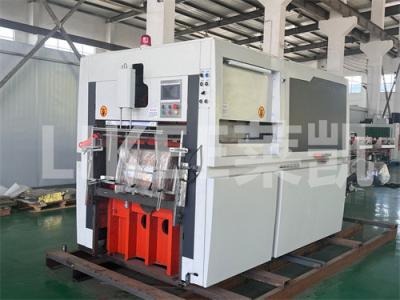 China Aluminium Foil Container Lid Making Machine For Prefabrica Containers zu verkaufen