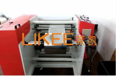 China De Aluminiumfolie die van lk-SR450 0.8MPa de Machine van Rewinder van het Machinebroodje opnieuw opwinden Te koop