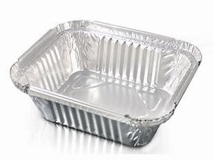 China Envase de comida del papel de aluminio de 9 pulgadas, Tin Foil Takeaway Containers en venta