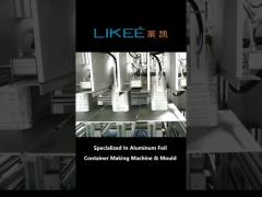 12000 Pcs/hour Production Output Aluminium Foil Tray Making Machine Fully Automatic