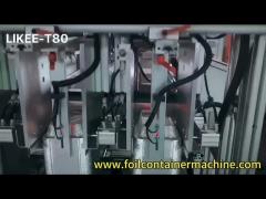 4 Ways Semi-Automatic Aluminium Foil Container Machine