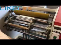 Semi Automatic Foil Roll Rewinding