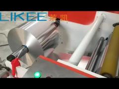 Semi Automatic Foil Cutting Roll Rewinding