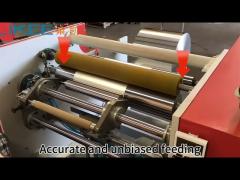 Easy Using Semi Automatic Aluminum Foil Slitter Rewinding Machine