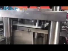 T63 aluminum foil container machine field operation video