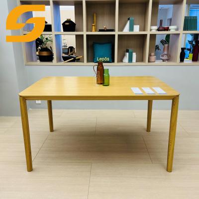 China Tenacity Luxury Large Rectangle Solid Wood Restaurant Dining Table for sale