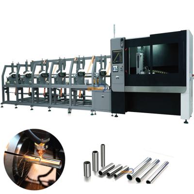 China 1000W Automated Loading Pipe Laser Cutting Machine For Stainless Carbon Steel Pipe Laser Cutting With Auto Feeding Sight for sale