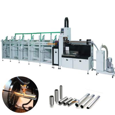 China Rectangle Carbon Stainless Steel Metal Tube Pipe Laser Cutting Machine Automated Loading Round Square Fiber for sale