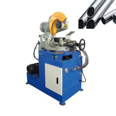 China High Efficiency Cutting Circle Saw Blade Semi Automatic Manual Metal Pipe Tube Cutting Machine for sale