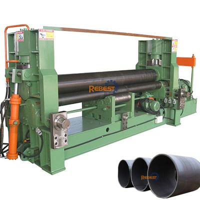 China 2019 2019 20mm 25mm carbon steel bending machine 3 roll heavy duty 30mm steel plate rolling mill for sale for sale