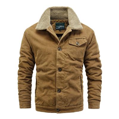 China Viable Wholesale Men Plus Size Winter Coat Casual Cotton Padded Big And Tall Wick Down Collar Casual Jacket for sale