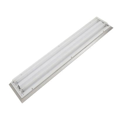 China 2x18w t5/t8 surface mount room ceiling t5 surface mounted clean fluorescent lighting for sale