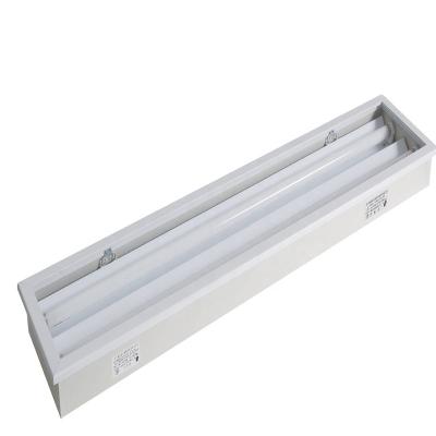 China IP65 T8 T5 LED Industrial Pharmaceutical Waterproof Double Tube Down Light Fixture Rack Fittings 36w for sale