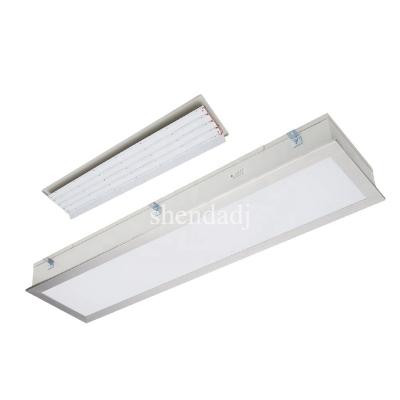 China SRI SMD2835/5630 4200lm top opening 1x4ft indoor clean room ip65 waterproof dustproof ceiling led panel light for sale