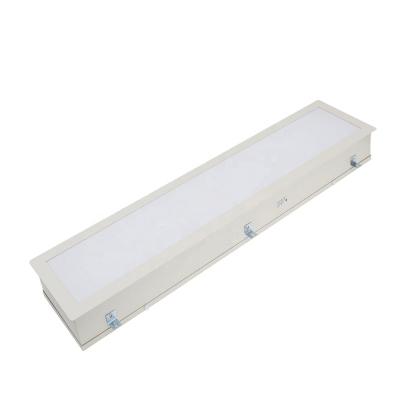 China CE TUV 42w/60w industrial custom size hospital 120x30 60x60 600x600 recessed clean room lighting 60x120 cleanroom led ceiling panel light for sale