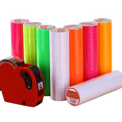 China SDK MX-5500 White And Color Price Gun Paper Retail Price Tag Roll For Supermarket for sale