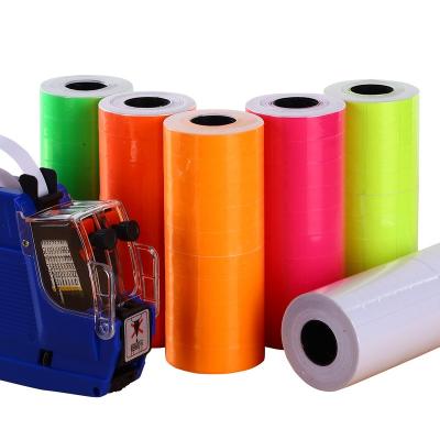 China Factory Price SDK 2 Lines Adhesive Label Paper 16*23mm Gun Price MX-6600 White And Color For Supermarket for sale