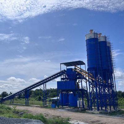 China Factory Aimix AJ180 Concrete Batching Plant Set Up In Malaysia for sale