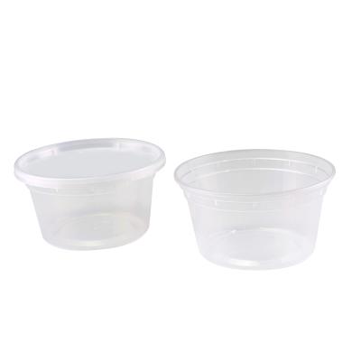 China 12oz Recyclable To Go Grocery Disposable Plastic PP Microwave Oven Food Container For Restaurant Package PBA Free Frozen for sale