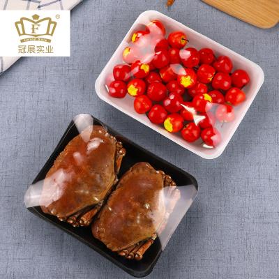 China 100% Food Grade Materials 26*20*5cm Foam Disposable Trays For Meat Env Rectangular Tray Supermarket Meat Food Packing Frozen Trays Party Dish for sale